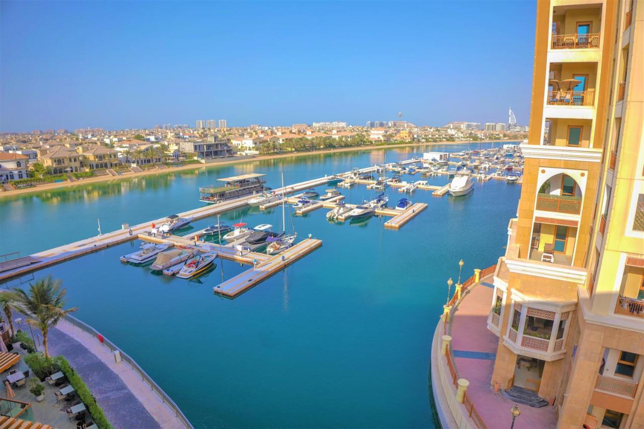 두바이 Luxury On The Palm With Marina View Balcony 아파트 외부 사진