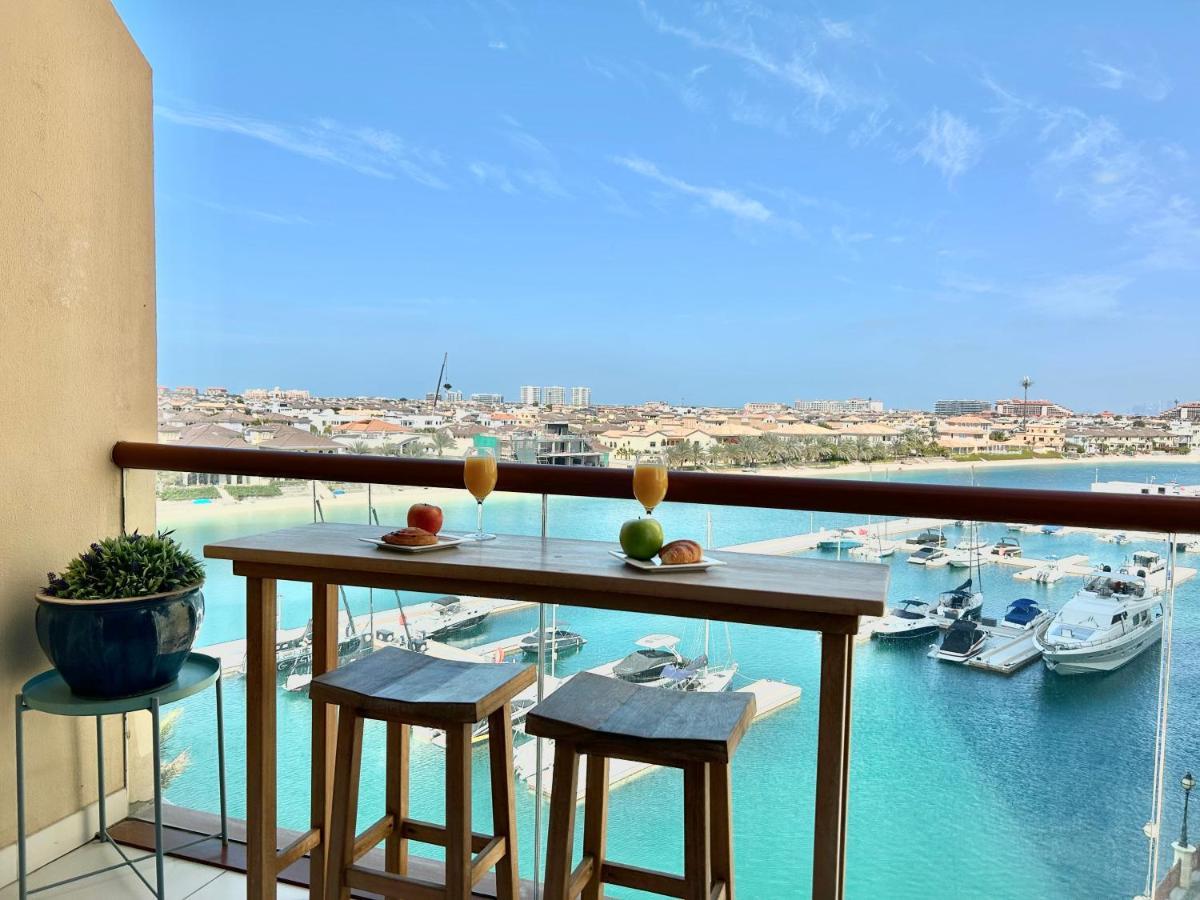 두바이 Luxury On The Palm With Marina View Balcony 아파트 외부 사진